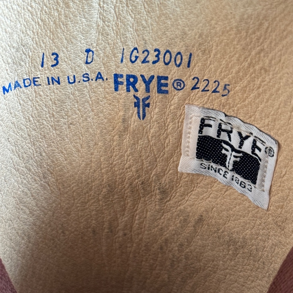 Vintage Frye White Label Men’s Boots 13D - Picture 9 of 15